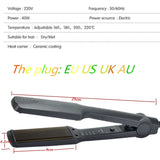 Professional Hair Straightener Flat Iron 220°C | Fast Heating, Digital Temperature Control, Dual Voltage