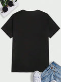 Halloween Boosch Printed Casual T-shirt, Men's Halloween Ghost Pumpkin T-shirt,